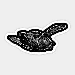 Marine Turtle, wildlife, animal rescue Sticker